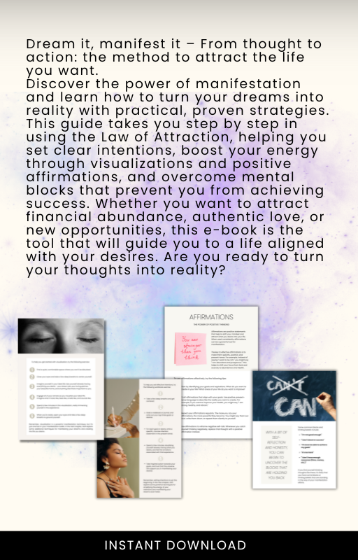 Description of "Dream It, Manifest It ", with practical strategies for turning wishes into reality.